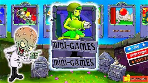 Plants Vs Zombies Mini Games Zombotany Full Chapter Gameplay In