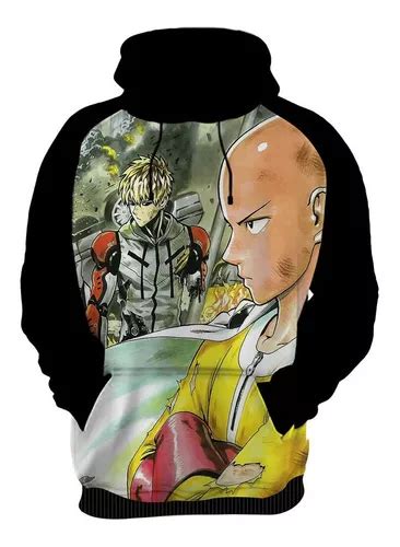 Blusa Moletom Genos Robô One Punch Man Saitama Anime 19 Parcelamento