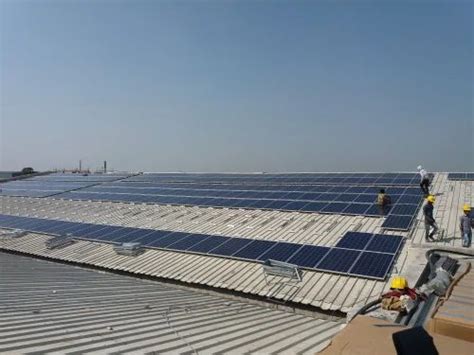 Grid Tie Roof Top Industrial Solar System Installation Service Rs