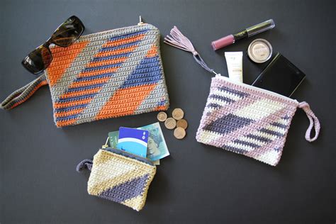 Crochet Pattern Crocheted Bags Stiallach Intarsia Crochet Contemporary Dk Yarn Us Terminology