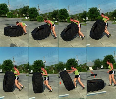 Crossfit Tyre Flipping Workout