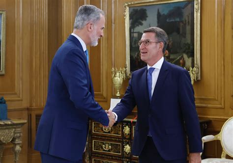 SPR Informa Elige el Rey Felipe VI de España a Feijóo para que