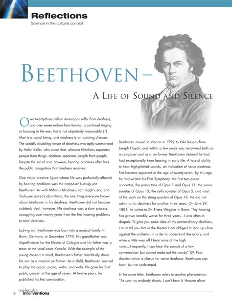 (PDF) The deafness of Beethoven: A paradigm of hearing problems