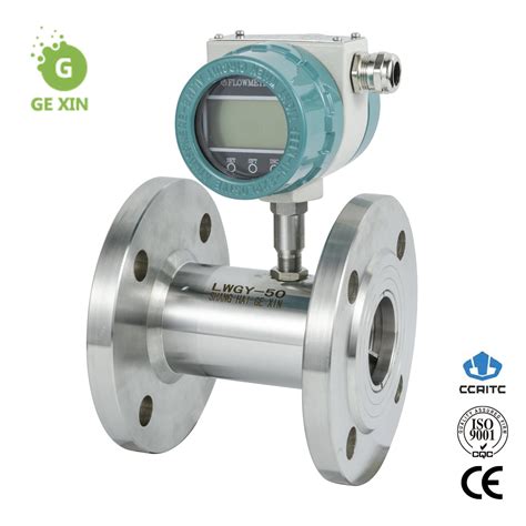 DN15 RS485 Water Modbus Communication Liquid Nitrogen Turbine Flow