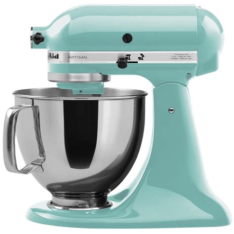 KitchenAid KSM150PSAQ Aqua Sky Artisan Series 5 Qt Countertop Mixer