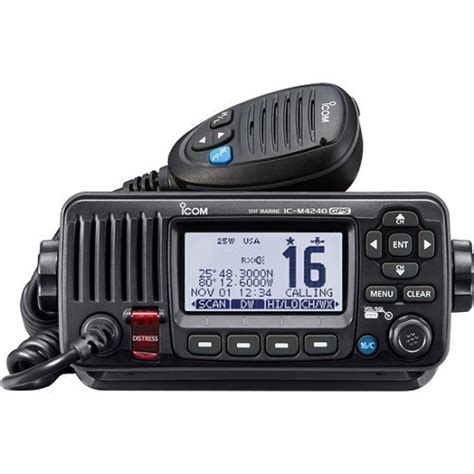 Radio Maritimo Vhf Icom Modelo Ic M G Preto R Nautic