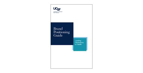 Brand Guide UCSF Brand Identity