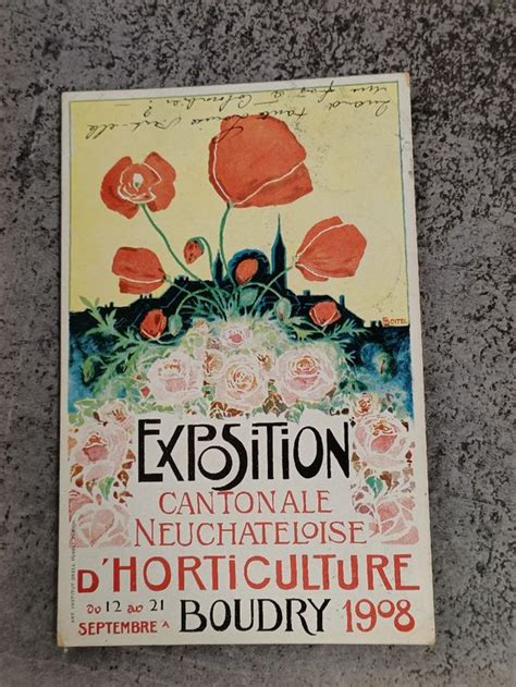 Litho Pk Exposition Horticulture Boudry Gelaufen Kaufen Auf