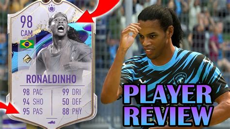 98 COVER STAR RONALDINHO IS RIDICULOUS FIFA 23 PLAYER REVIEW YouTube