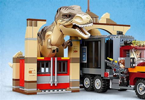 Lego Jurassic World T Rex And Atrociraptor Dinosaur Breakout K