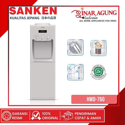 Jual Cod Dispenser Galon Atas Sanken Hwd Hwd Stainless