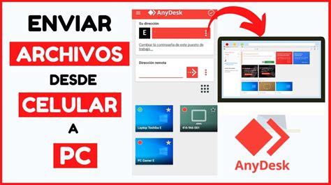 CÓMO TRANSFERIR ARCHIVOS DE CELULAR A PC POR ANYDESK Paso a Paso