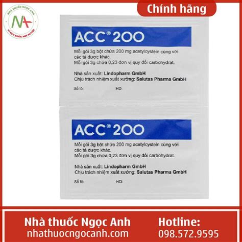 Thuốc Acc 200 Có Phải Kháng Sinh Không Mua ở đâu Giá Bao Nhiêu