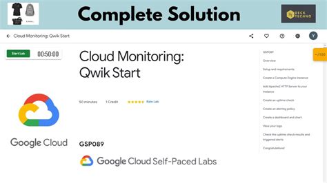 Cloud Monitoring Qwik Start 30 Days Of Google Cloud YouTube