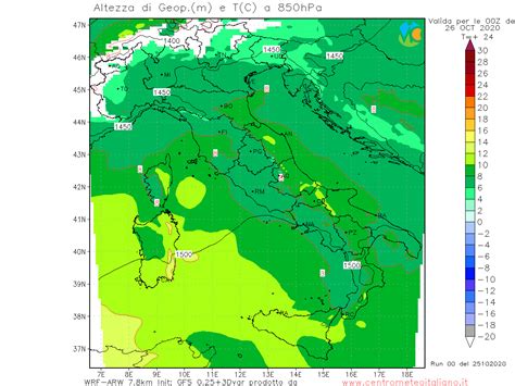 Ancora instabilità Meteoservice E tempo di Cambiare