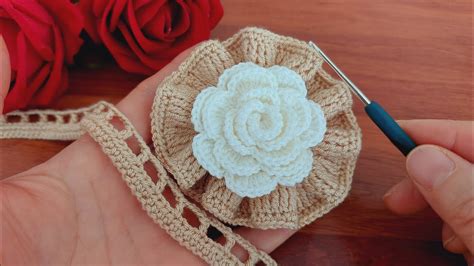 Create Stunning D Crochet Flower Patterns Easy Rose Tutorial For