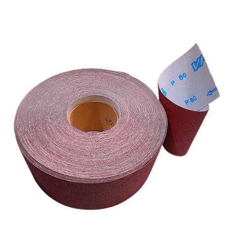 Jual Amplas Kain Roll Merah Amplas Kayu Besi Tembok Permeter Grit 60 80