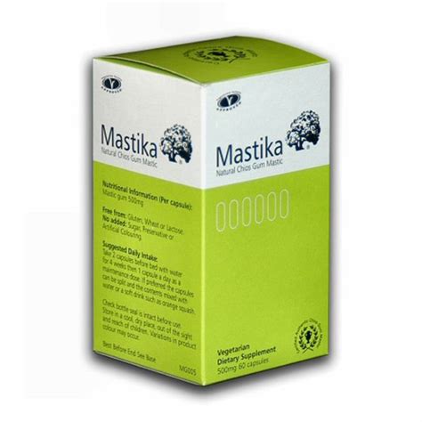 Mastika Gum Mastic Capsules 500mg 60 Capsules G Baldwin And Co