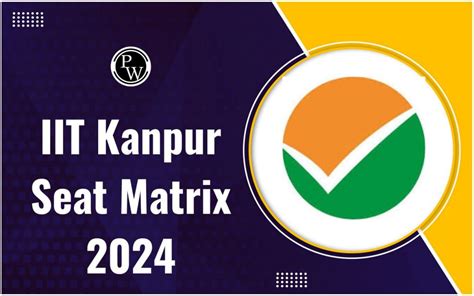 IIT Kanpur Seat Matrix 2024 Category And Course Wise Number Of Seats