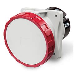 Розетка встраиваемая наклонная 63A, 3P+N+E 6h, 346_415VAC 50/60Hz, уст ...