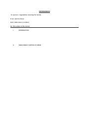 Cj510 Memorandum Template Docx MEMORANDUM To Person Organization