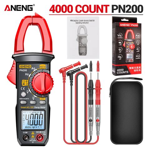 Aneng Pn Digital Clamp Meter Counts A Tester Multimeter