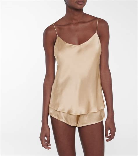 Asceno Milos Silk Satin Camisole Mytheresa Fashion Satin