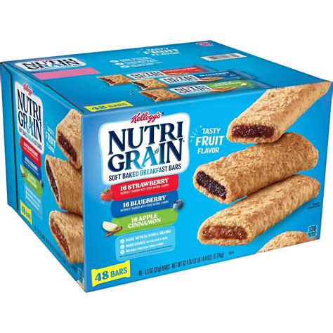 Nutri Grain Barras De Desayuno Horneadas Suaves Hechas Con Granos Enteros