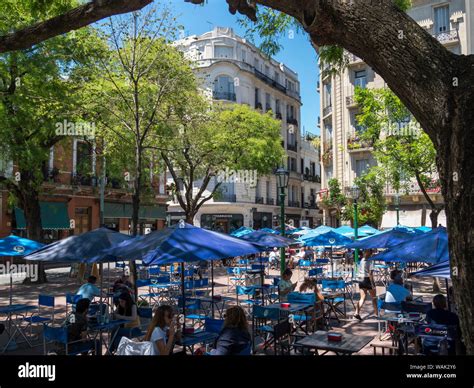 Plaza Dorrego In San Telmo Buenos Aires Argentina Editorial Use