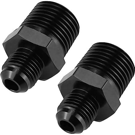 Amazon ICT Billet Straight 6 Flare Male To 1 2 NPT Pipe Adapter