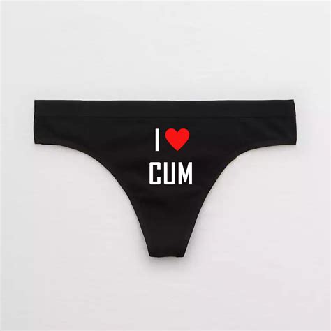 I Love Cum Thong Celestial Red Shop