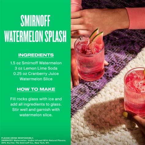 Smirnoff Vodka Watermelon Ml Frys Food Stores