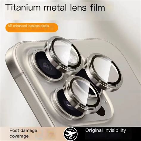 Metal Camera Lens Protector For Iphone Pro Max Tempered Glass Metal