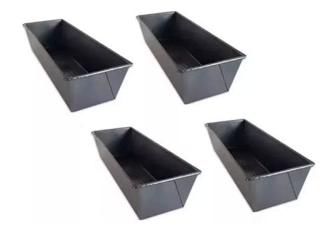 Pack X4 Molde Pan Molde Para Pan De Molde Rectangular Molde Queque