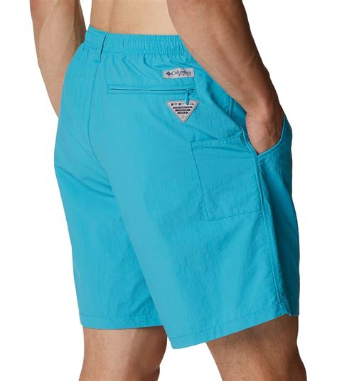 Columbia Mens Pfg Backcast Iii Water Short Ocean Teal