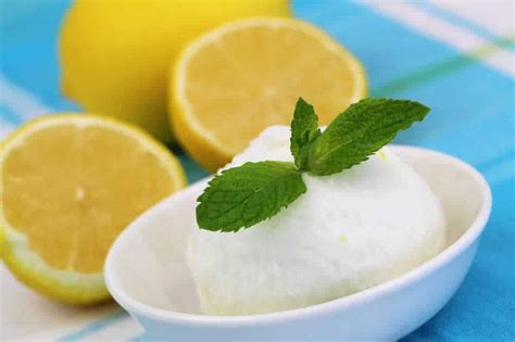 Comment Faire Un Sorbet Au Citron La Maison Pour Votre Dessert