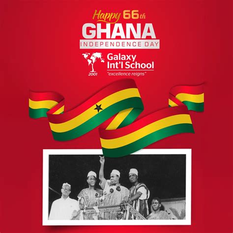 Happy Th Independence Day Ghana Galaxy International School