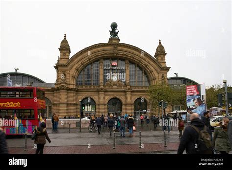 Frankfurt Hauptbanhhof (Hbf), main train station in Frankfurt Germany ...