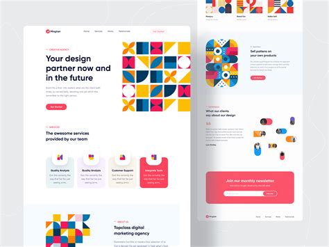 Pattern Agency Landing Page