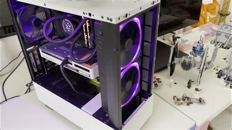 Nzxt H510 Elite And Nzxt Kraken Z63 Unboxing And Mounting Youtube