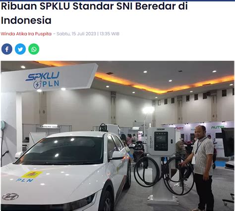 Ribuan Spklu Standar Sni Beredar Di Indonesia Bsn Badan