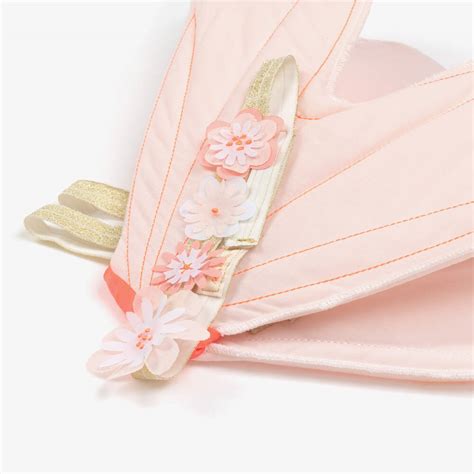 Meri Meri - Girls Pink Fairy Wings Costume | Childrensalon