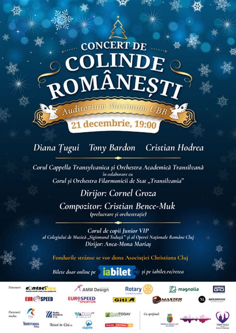 Bilete Cluj Napoca Concert De Colinde Rom Ne Ti Dec Ora