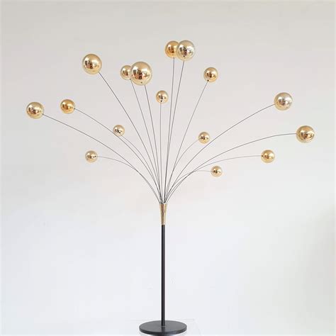 Scandia Denmark design gold Kinetic Ball sculpture – Veenbrink Design