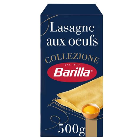 Livraison à domicile Barilla Collezione Pâtes Lasagne aux Oeufs 500g