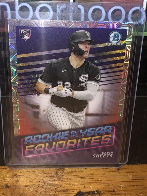 2022 Bowman Rookie Of The Year Favorites Mojo Gavin Sheets Rookie