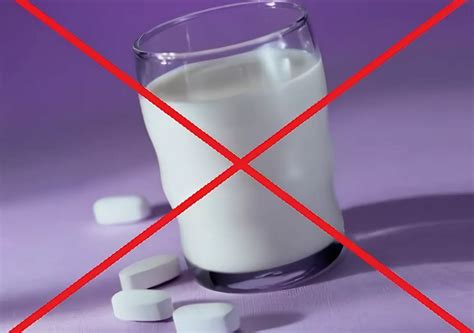 Taking Antibiotics With Milk