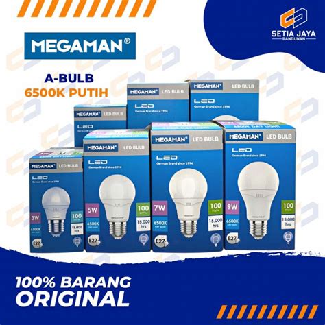 Jual Lampu Bohlam Led Megaman Megamen 3 5 7 9 12 15 18