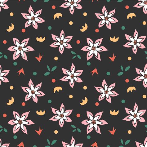 Flower Seamless Pattern Floral Pattern 506206 Vector Art At Vecteezy