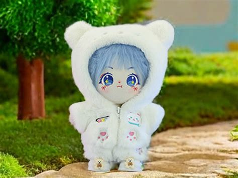 Amazon.com: CALEMBOU 20cm/8'' Plush Doll Clothes Anime Plushie Outfit ...